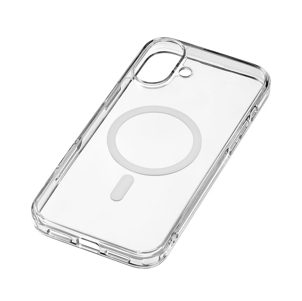 Чехол защитный uBear Real Mag Case для iPhone 16 Plus,усиленный, прозрачный
